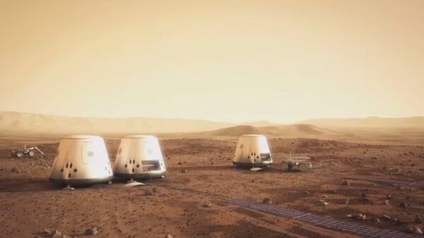 A Mars One colony  - Sputnik International
