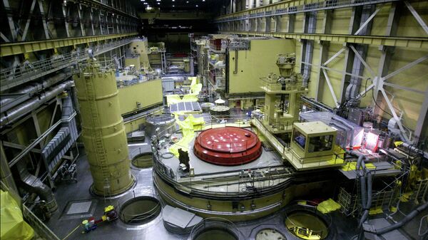 A general view of the reactor block No.2 in the nuclear power station of Paks at about 120kms south from Hungarian capital Budapest on Thursday 29 May 2003 - Sputnik International