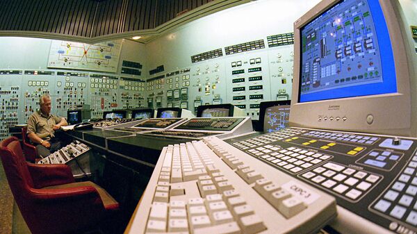 The control panel of the Zaporozhye nuclear power plant - Sputnik International