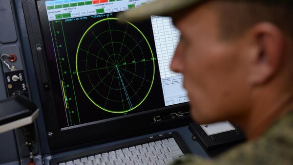 Mobile headquarters of Russia's Krasukha 4 electronic warfare system. File photo - Sputnik International