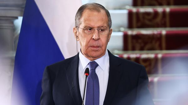 Russian Foreign Minister Sergey Lavrov gives a press conference - Sputnik International