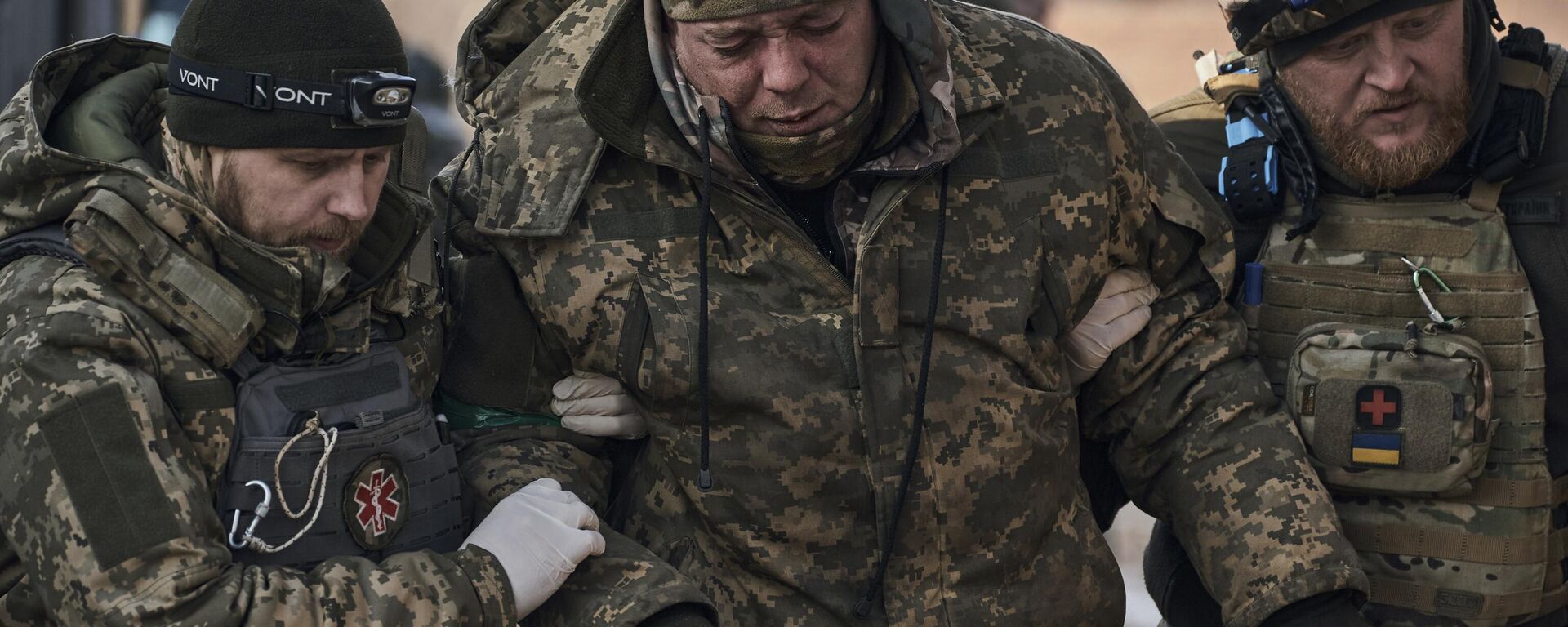  A wounded Ukrainian soldier. File photo - Sputnik International, 1920, 22.08.2023