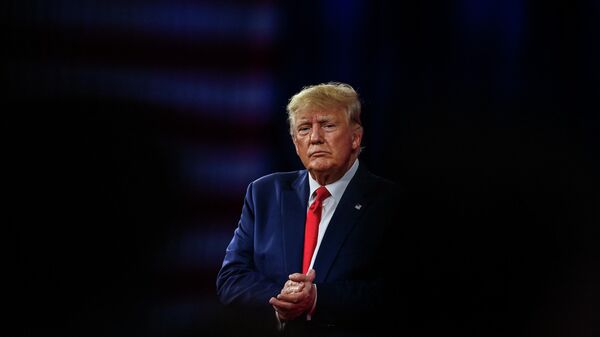 Former US President Donald Trump speaks at the Conservative Political Action Conference 2022. File photo. - Sputnik International