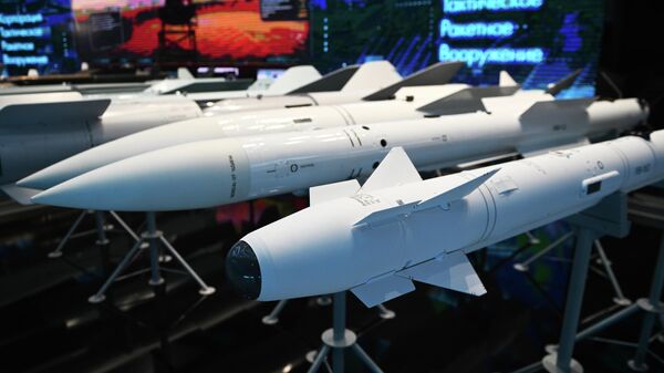 Air-to-air Missiles Exhibited at the International Military-Technical Forum Army-2023 - Sputnik International