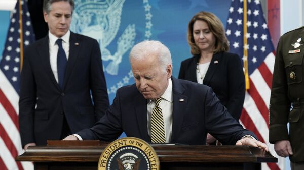 US President Joe Biden Provides an Update on Russia-Ukraine Crisis - Sputnik International