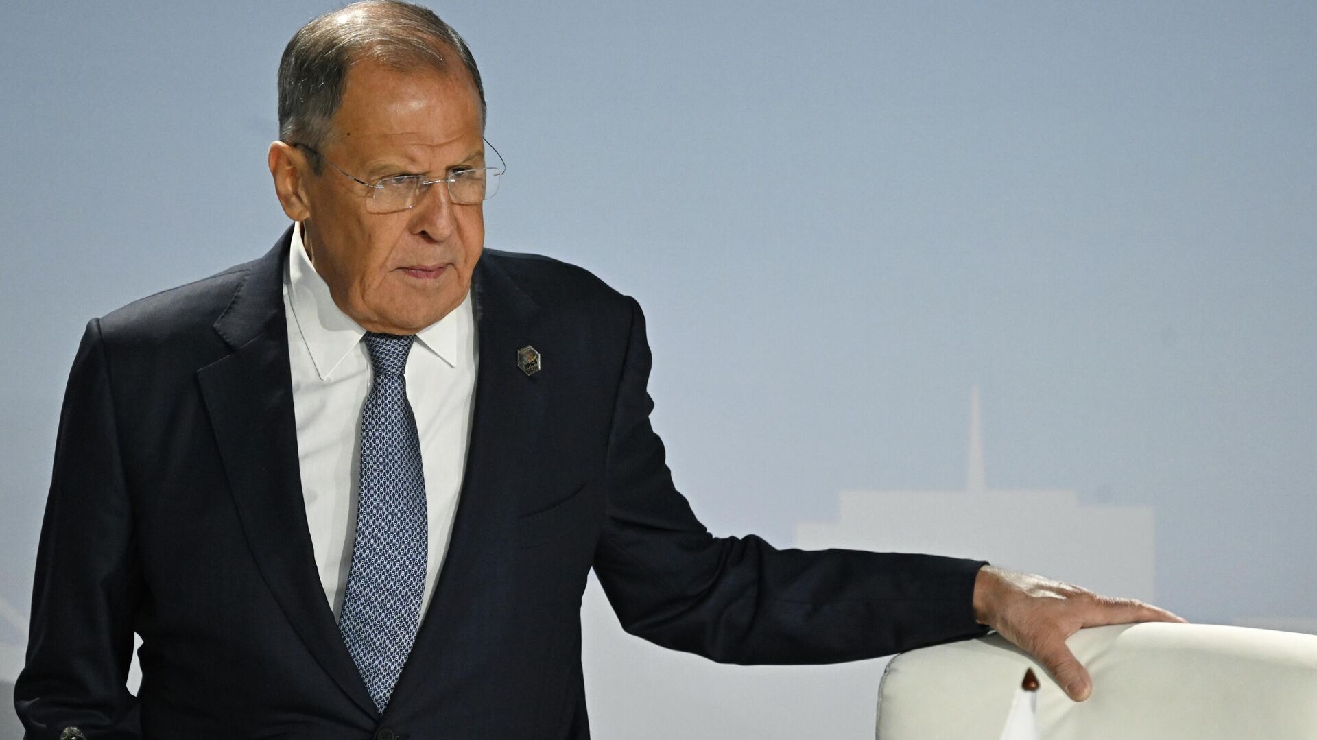Russian Foreign Minister Sergey Lavrov at the closing press conference after the joint meeting of BRICS leaders with leaders of invited countries and multilateral organizations. - Sputnik International, 1920, 24.08.2023