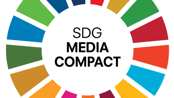 SDG Media Compact Master logo  - Sputnik International