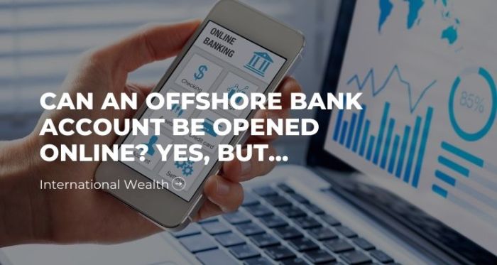Online offshore account