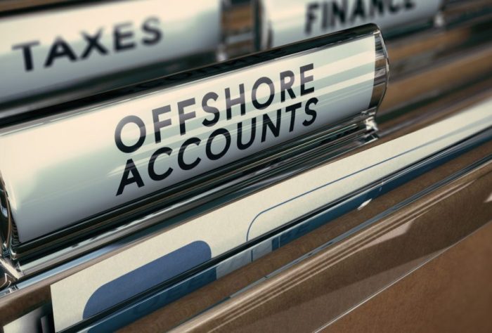 Offshore account definition